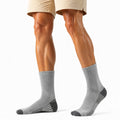 Calze al ginocchio 35-50 in maglia beige con bordo volant stile romantico