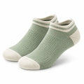 Calze al ginocchio 35-55 in maglia beige con bordo volant stile romantico