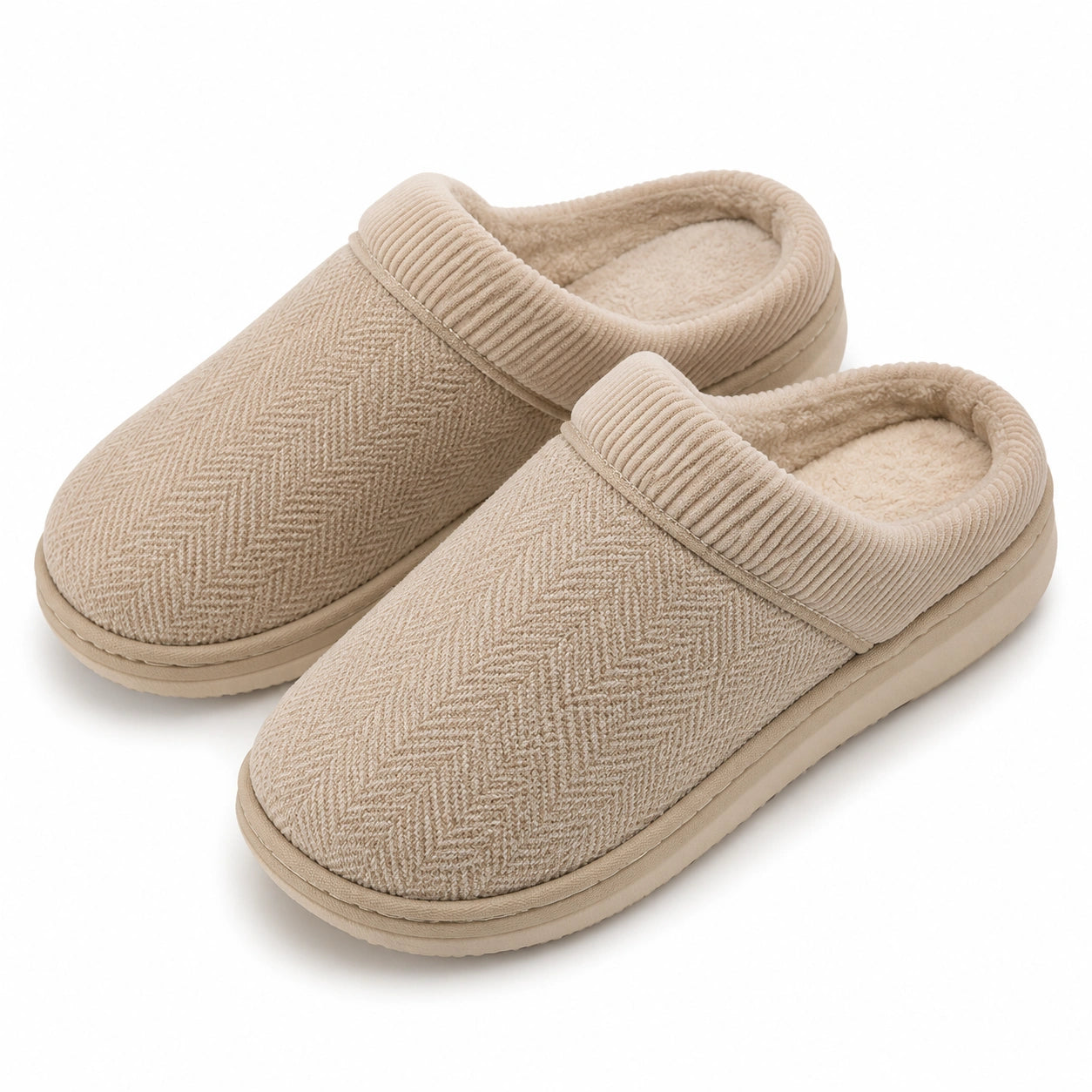 Calze al ginocchio 35-91 in maglia beige con bordo volant stile romantico